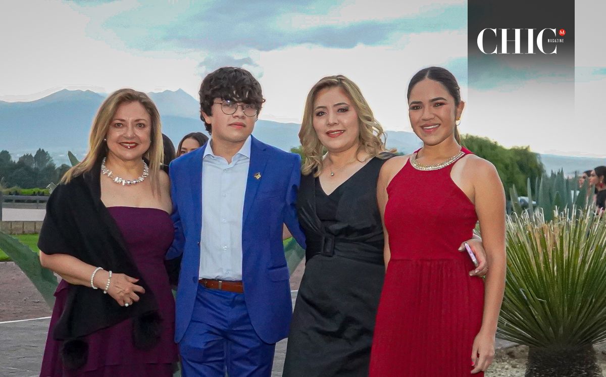 Isabella Rodríguez, Rocío Reyes, Lucero Rodríguez y Juan Carlos Rodríguez (Foto: Edgar Segura)