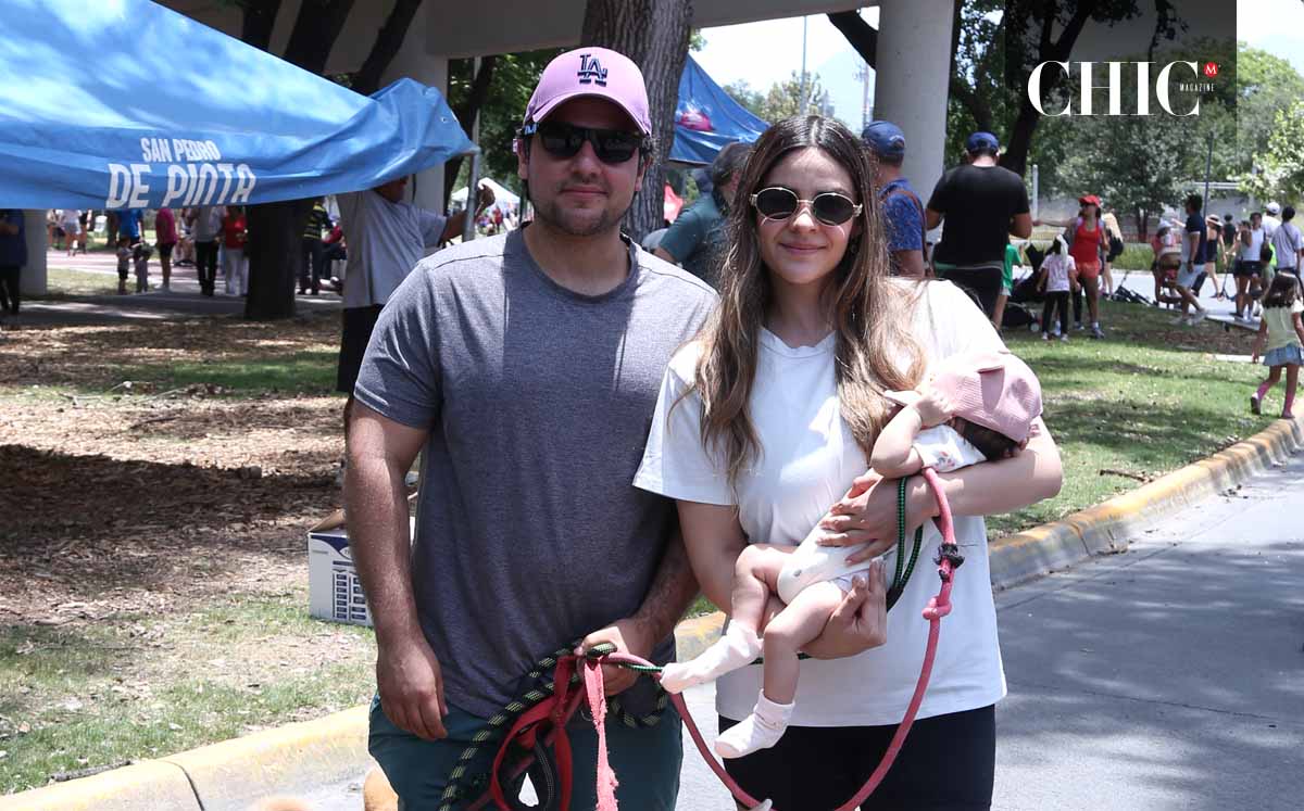 Omar Garza, Lucero Quiroga y Natalia Garza