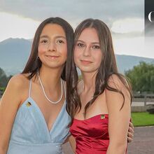 Regina Aguilar y Frida Martínez (Foto: Edgar Segura)