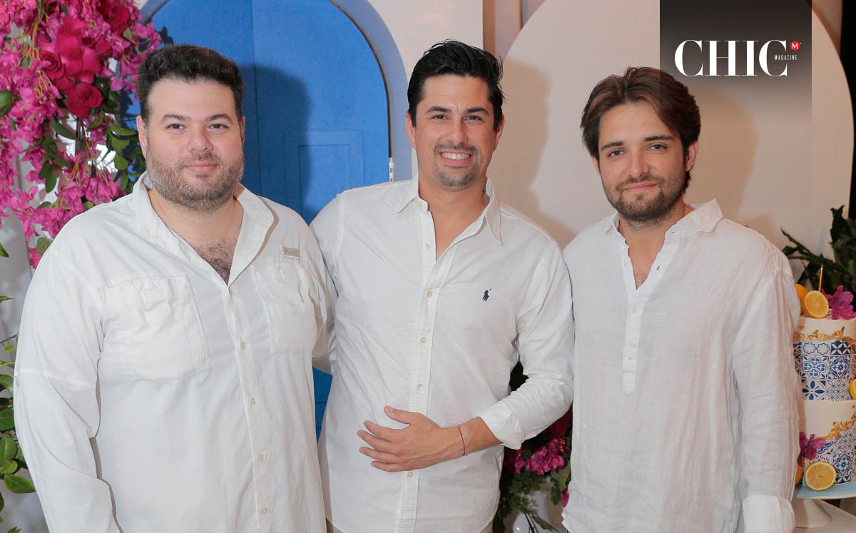 Rene García, Mario Mariño y Emilio Granja