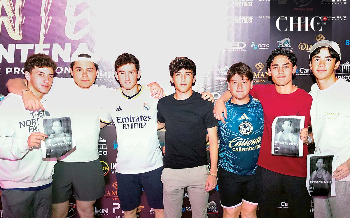 Alejandro Lacavex, Javier Lepe, Eduardo Lacavex, Alejandro Valero, Diego Lacavex, Santiago Huerta y Gael Castillo
