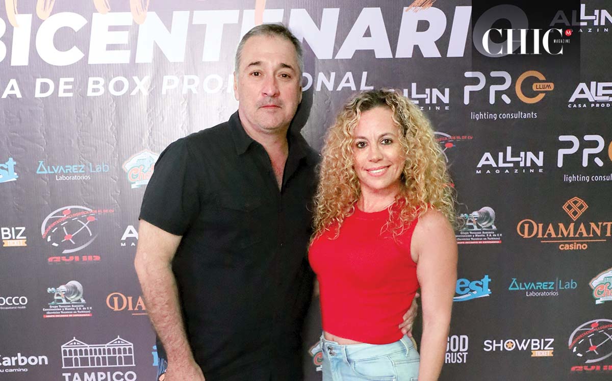 Eduardo Lacavex y Marilú Ceja vivieron una noche llena de boxeo