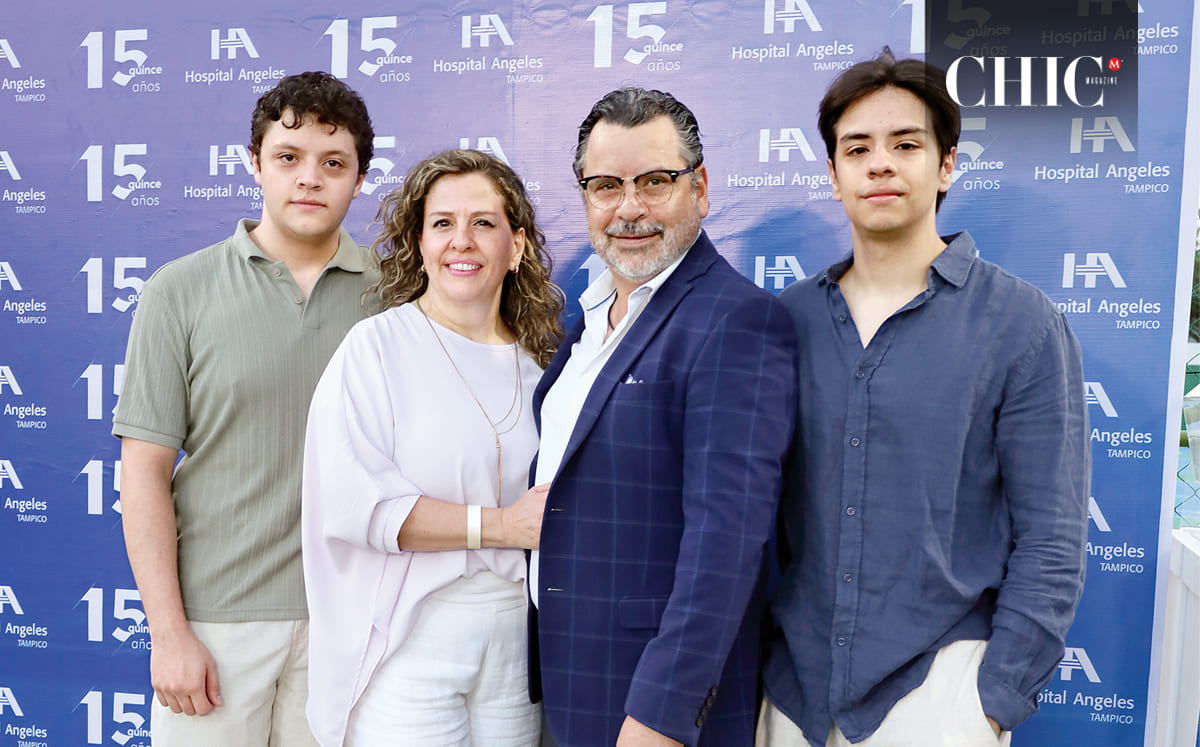 Emiliano Baltazar, Georgina Mora, Miguel Baltazar y Miguel Baltazar