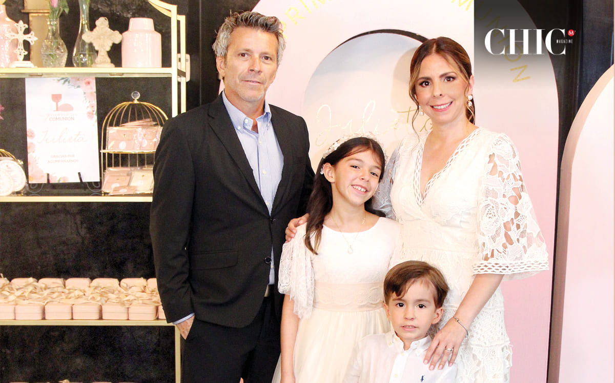 José Mathieu, Julieta Mathieu, Mayte Meza y José Antonio Mathieu