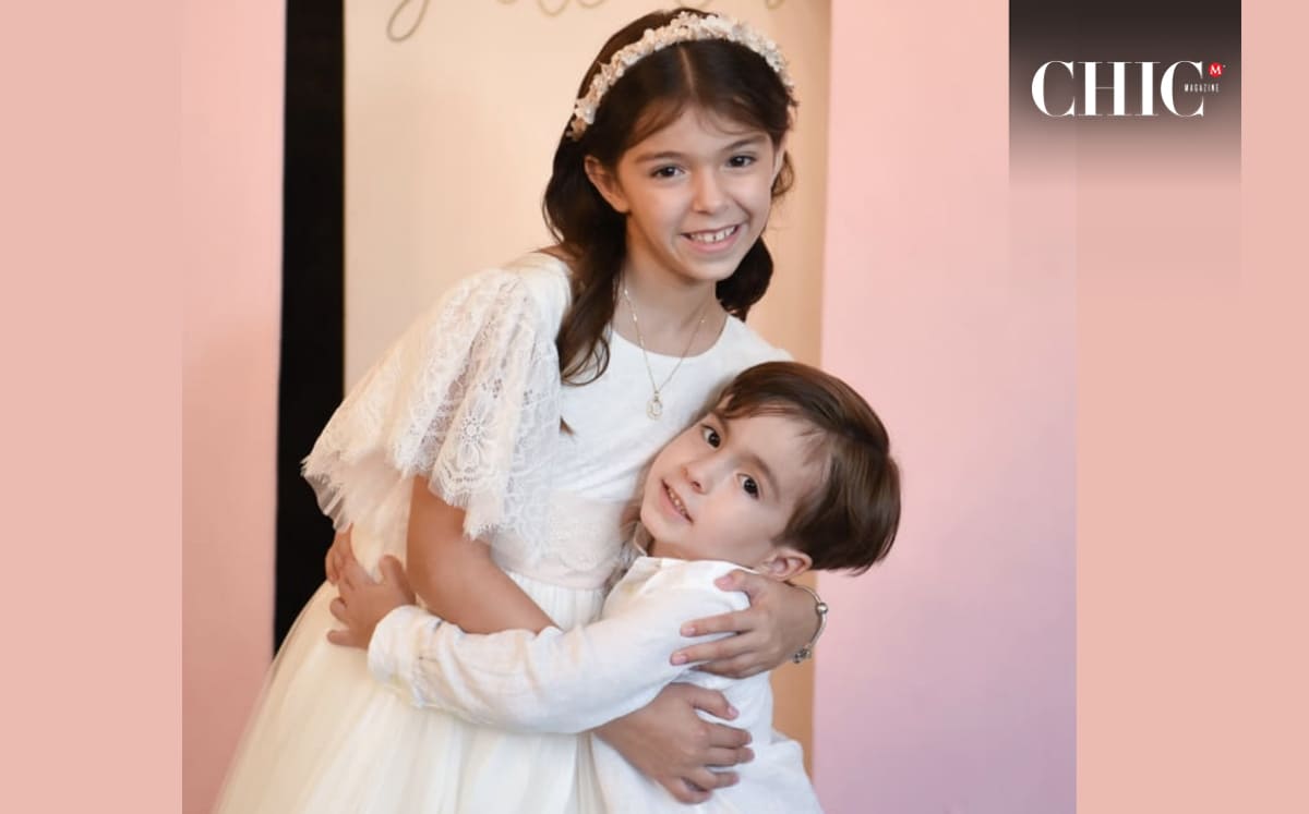 Julieta Mathieu junto a su hermano José Antonio Mathieu