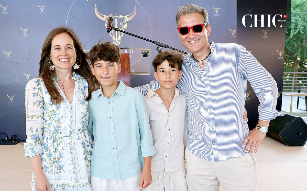 María Isabel Figueiredo, Bruno Lugo, Tomás Lugo y Julio Lugo