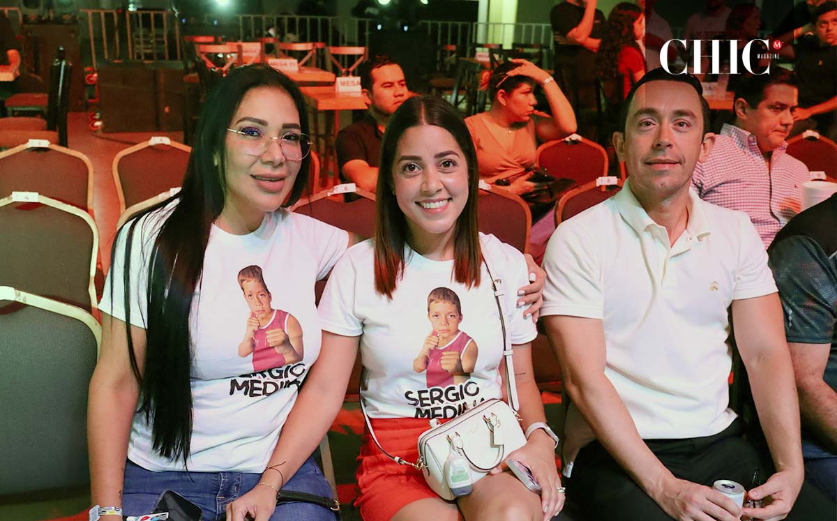 Mayra García, Alissa García y Carlos Martínez