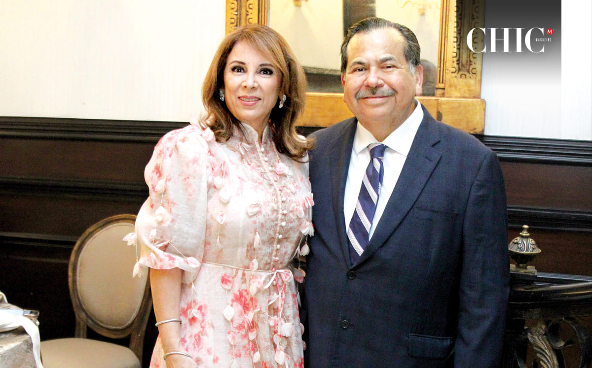 Olga Valladares y Carlos Pérez degustaron un menú a cargo de la cocina del club