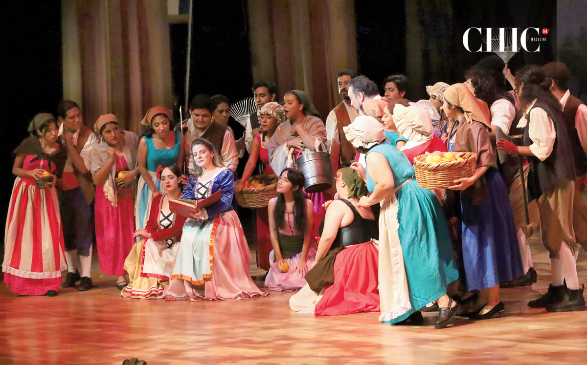 La puesta en escena, El Elixir de Amor se presentó en el teatro principal del Espacio Cultural Metropolitano