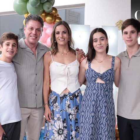 Marcelo, Fabio, Anilú, Luciana y Fabio