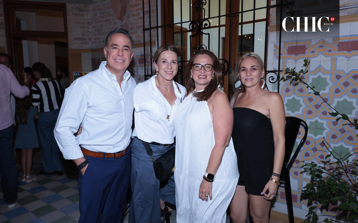 Memo Anaya, Gisella Fernández, Mayte Aguirre y Liliana Tumoine