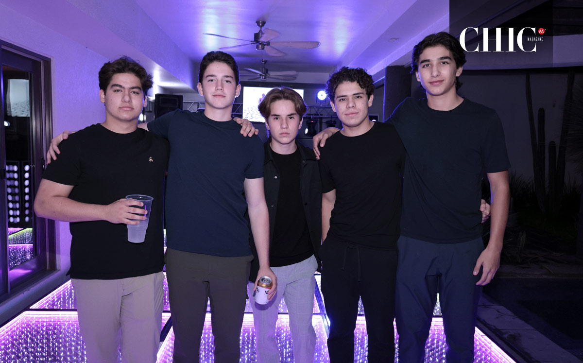 Rodrigo, Diego, Alejandro, Camilo y Mateo