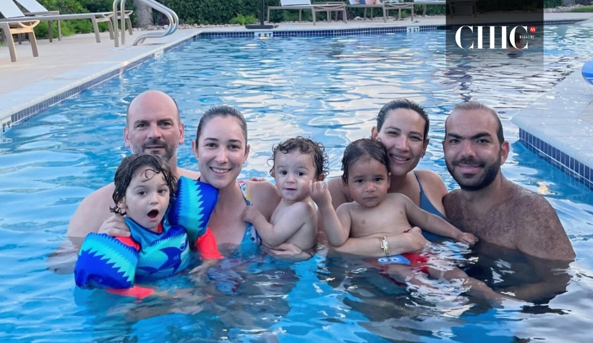 Fernanda Cueva y su familia / Fotos: Cortesía