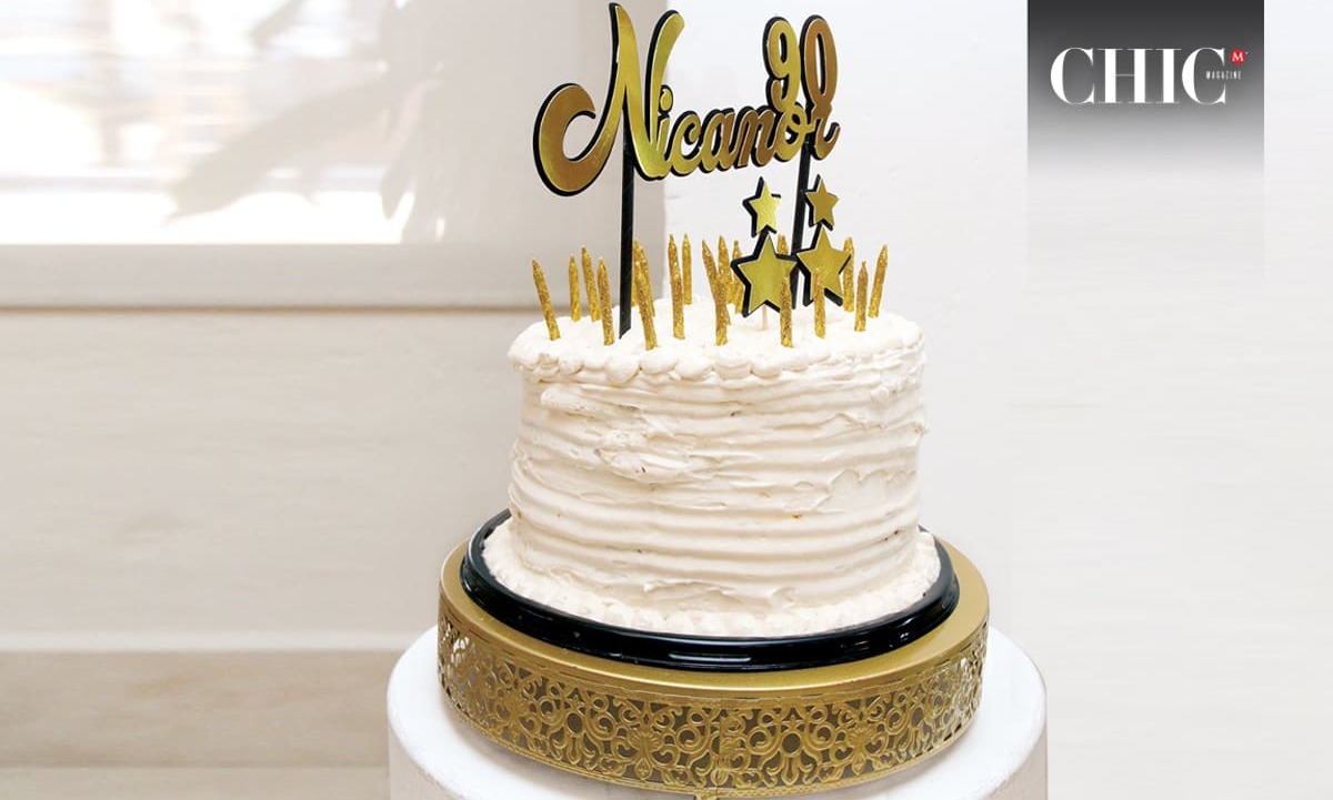 Los invitados pudieron disfrutar de un delicioso pastel