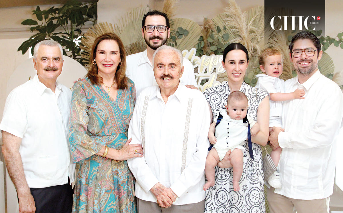 Enrique Collado, Debanhi Lozano, Antonio Villalba, Claudia Fernández, Nancy Castañeda y Alejandro Collado