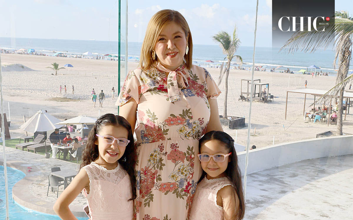 Amelia López, Keren Barrios y Amaya López fueron parte de la celebración