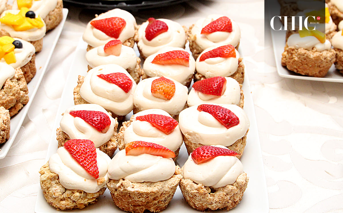 Una variedad de postres deleitó a los asistentes durante el evento