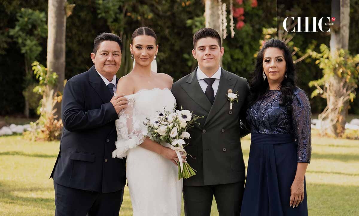 Papás del novio. Álvaro Ordóñez, Susana Fernández, Álvaro Ordóñez y Elizabeth Brito