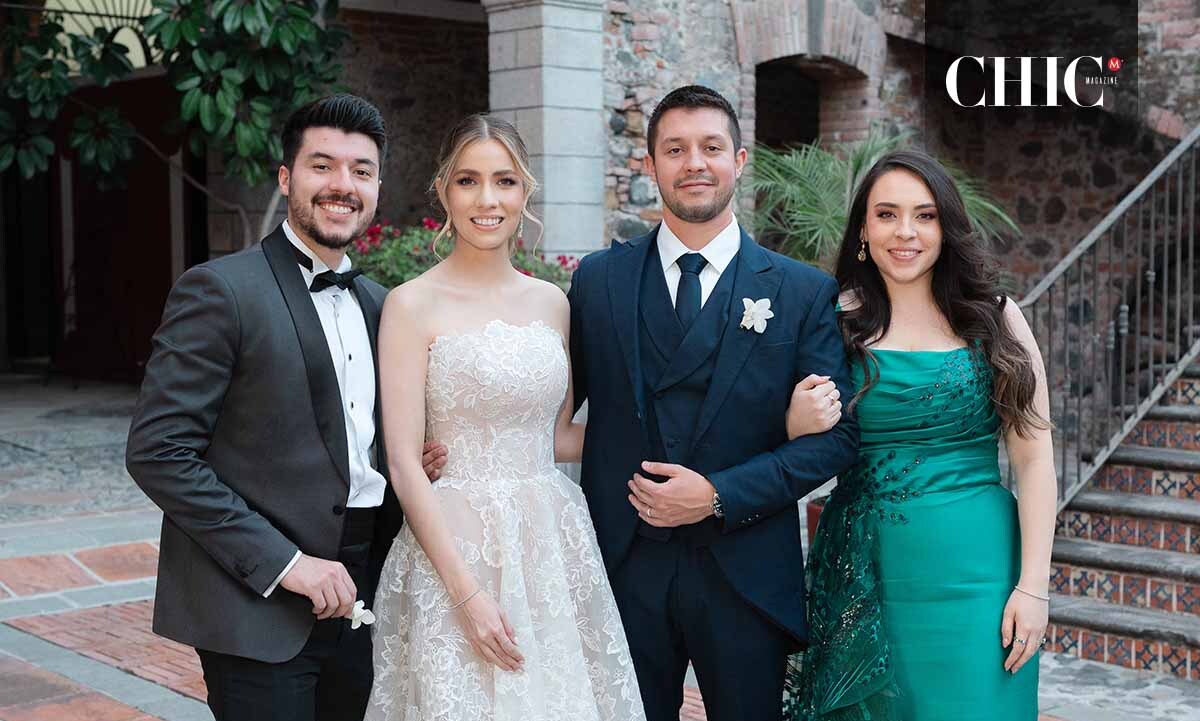 Ezquiel, Andrea Sen, Abraham Fernández y Cristel