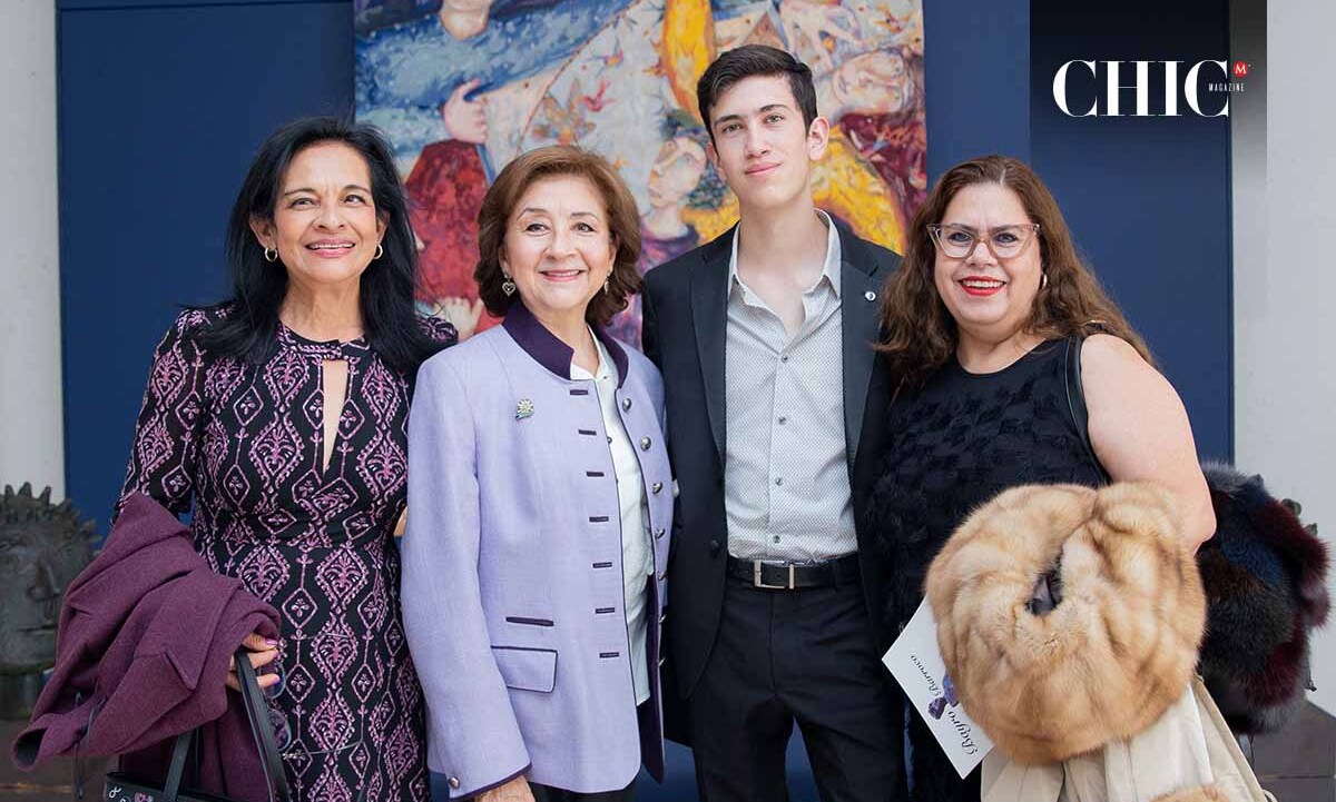 Gloria Sánchez, Elsa Bautista, Alonso Gómez y Ángeles Gómez