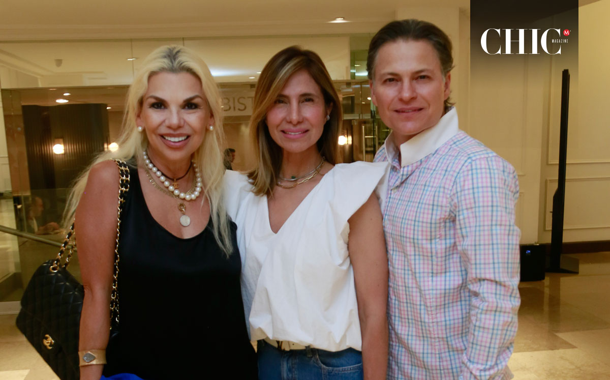 Lizzy Barrera, Paulette Moreno de Alanís y Enrique Alanís