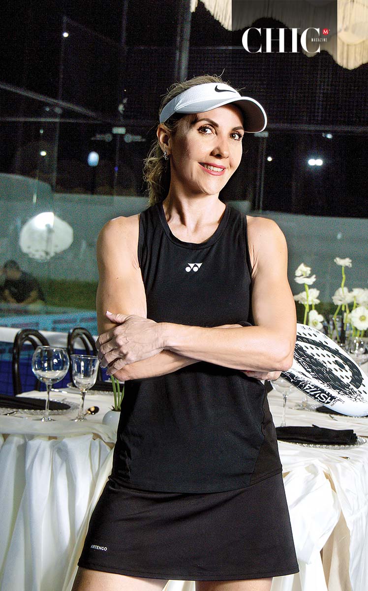 Marcela Rincón “El pádel es un deporte en el que desfogo toda mi energía”.