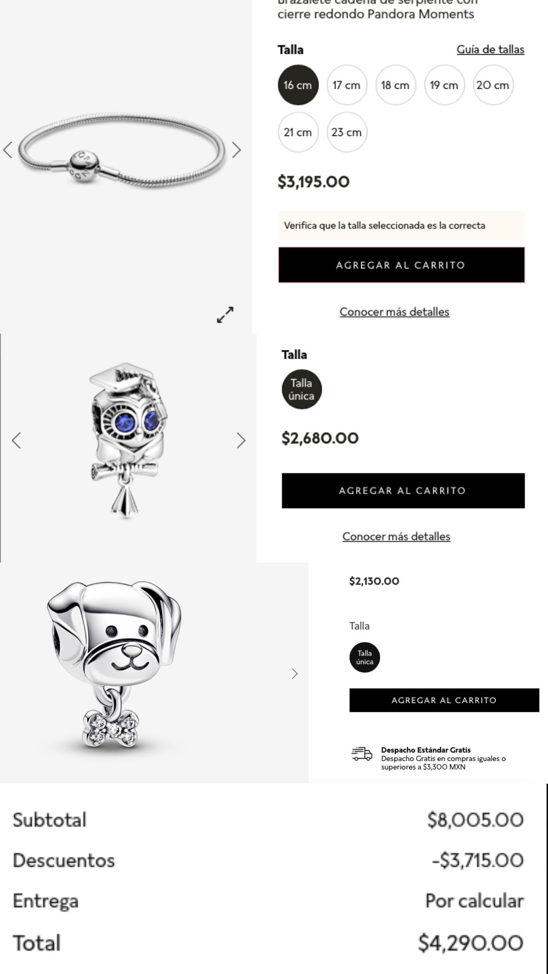 Oferta de Pandora (Pandora)