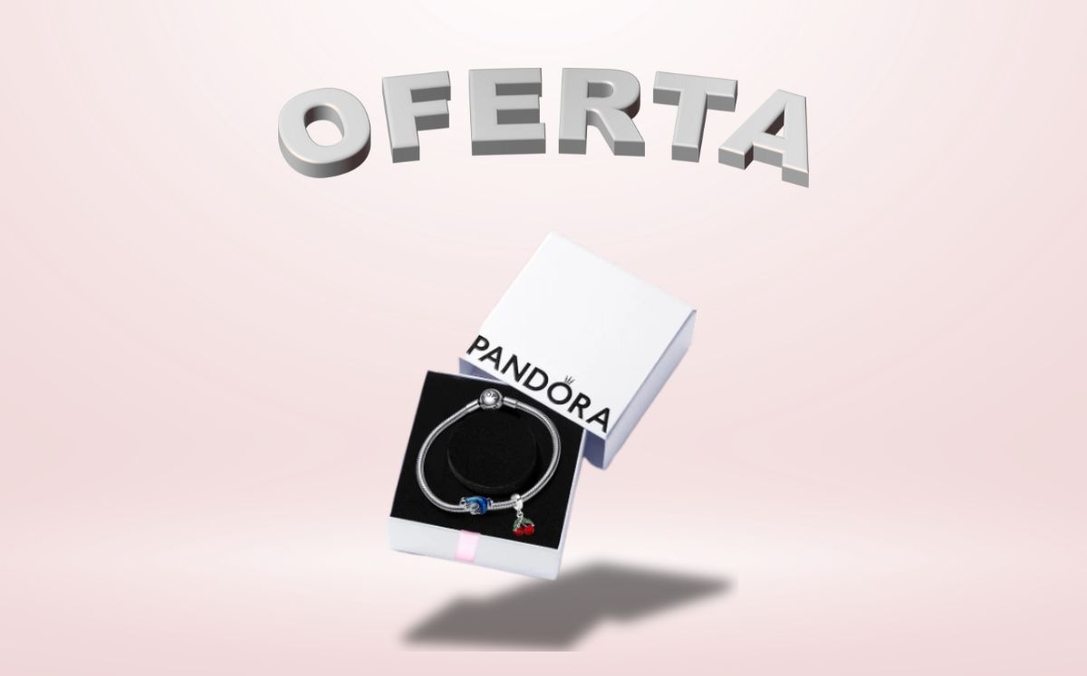 Pandora ha lanzado una oferta imperdible en un set con un brazalete y dos charms (Pandora)