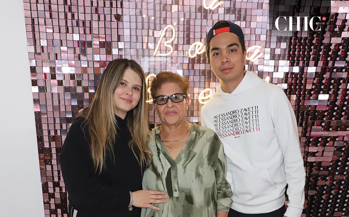 Johana Barceló, María Ramírez y José Orozco