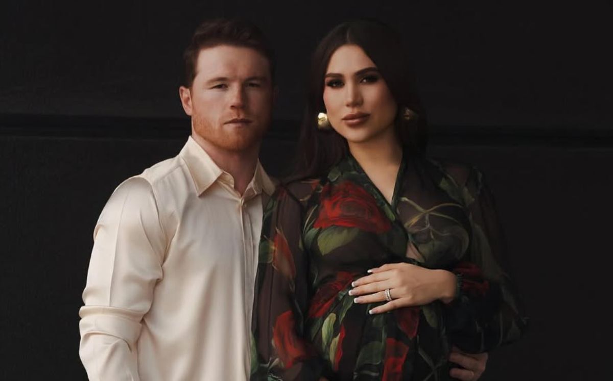 Fernanda Gómez y Canelo Álvarez anuncian el nacimiento de su segunda hija con esta tierna fotografía (Instagram)