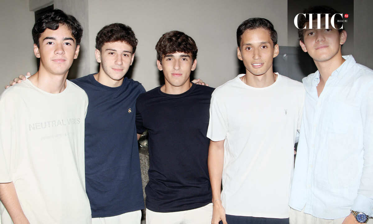 Gael Castillo, Alex Lacavex, Alex Valero, Tuty Ortiz y Kike Jiménez