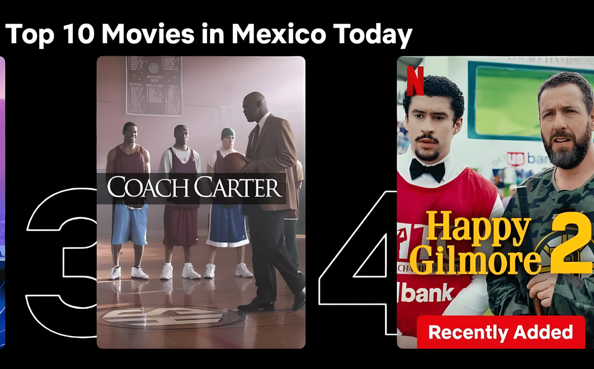 "Coach Carter" dentro del Top 10 de Netflix en México (Foto: Netflix)