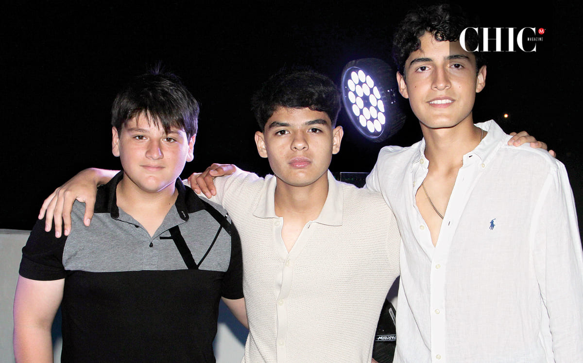 Diego Lacavex, Rodrigo Ruiz y Javier Torres fueron parte del cumpleaños de Valentina Ricarda
