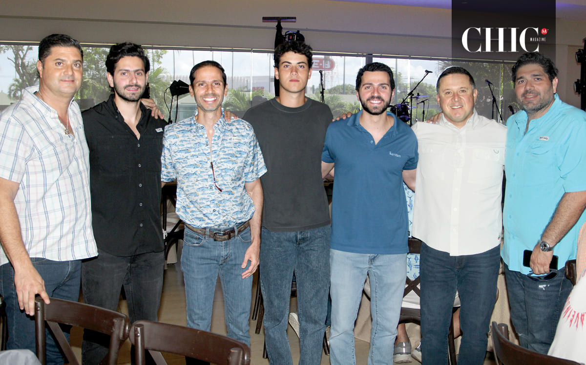 Eduardo Nader, Nico Nader, Michel Nader, Eduardo Nader, Juan Antonio Nader, Jorge Adam y Karim Canaan