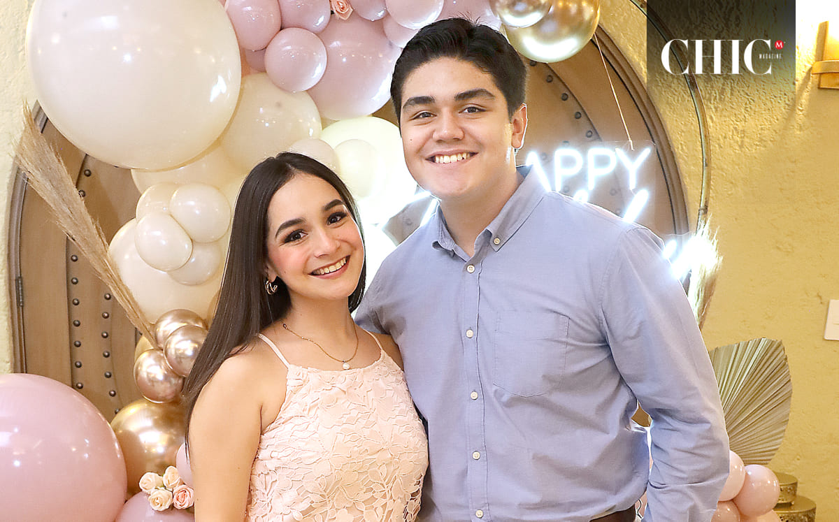 Grace Chávez y Andrés Chávez compartieron la mañana con la festejada