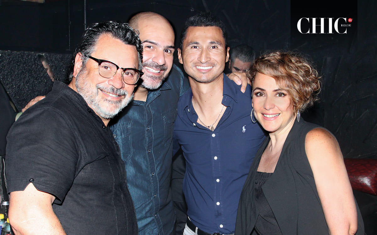 Miguel Baltazar, Christian Maya, Chris Díaz y Lizzeth Arenas