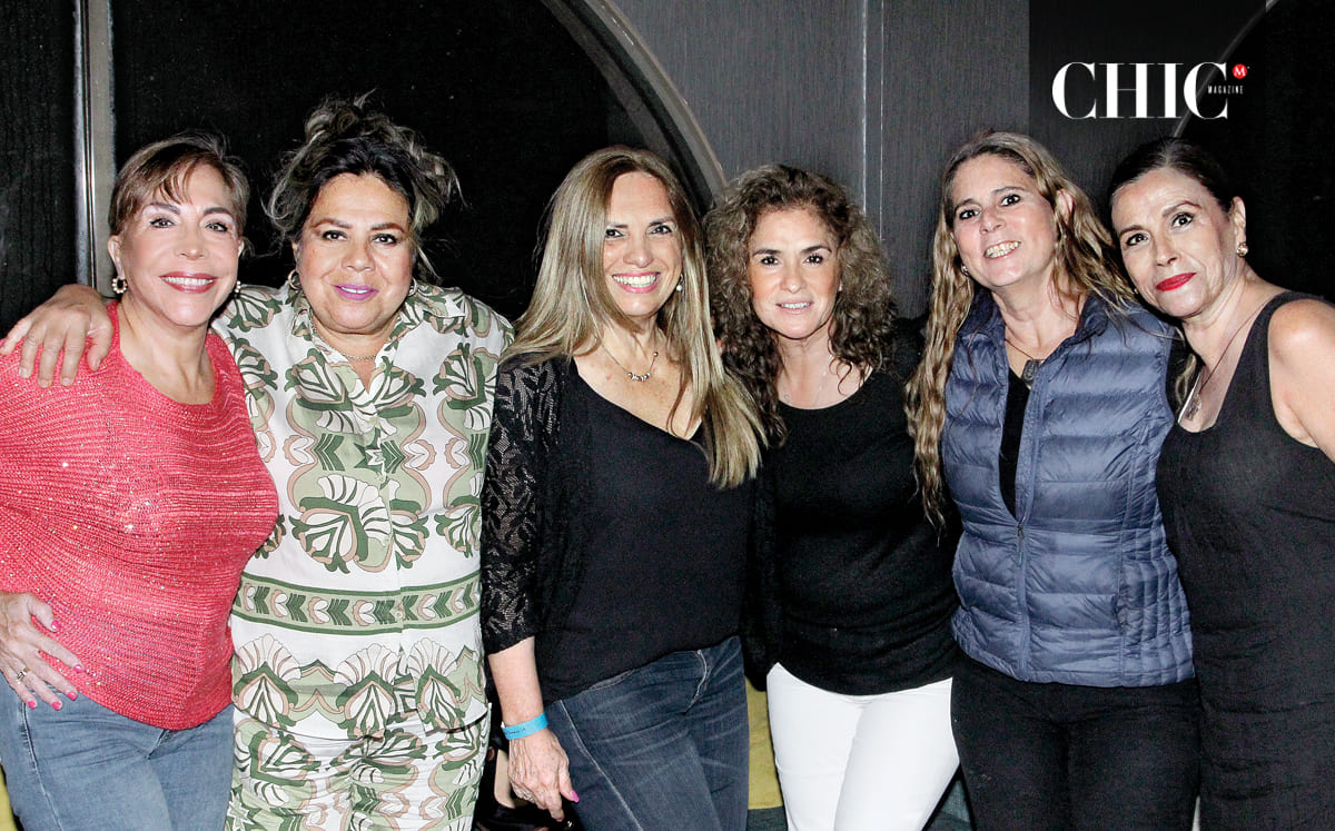 Sandra Tamez, Tere Anda, Carmen Castro, Lulú Granados, Cristina Castro y Pity De La Garza