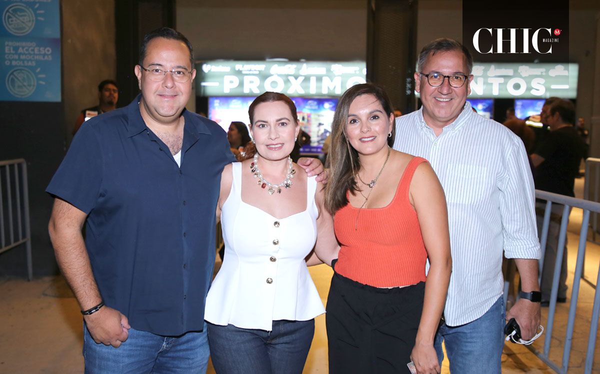 Mauricio, Anahí, Lili y Miguel