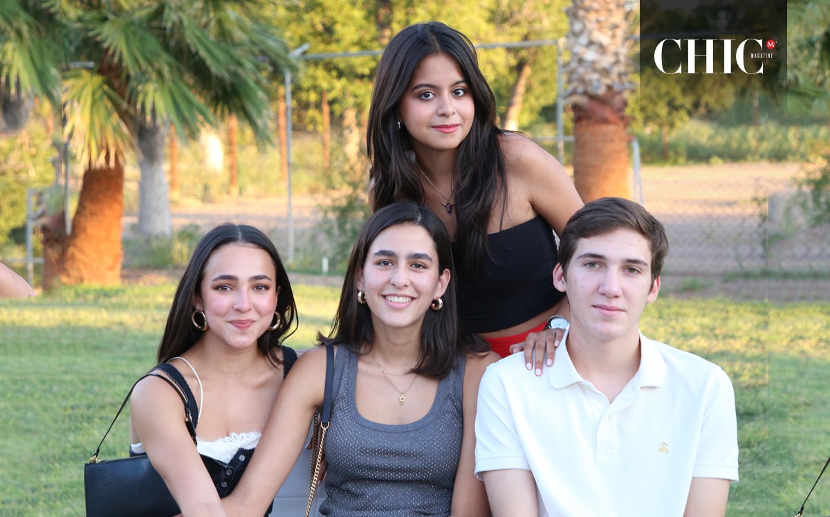 Naxiely, Mariem, María Andrea y Santiago