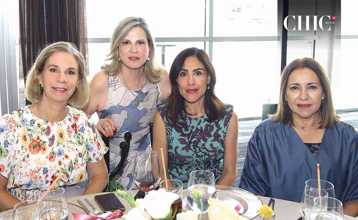 Magda Rocha, Giselle Vela, Gabriela Lozano y Carmen de Ballí  / Fotos: Roberto Alvarado