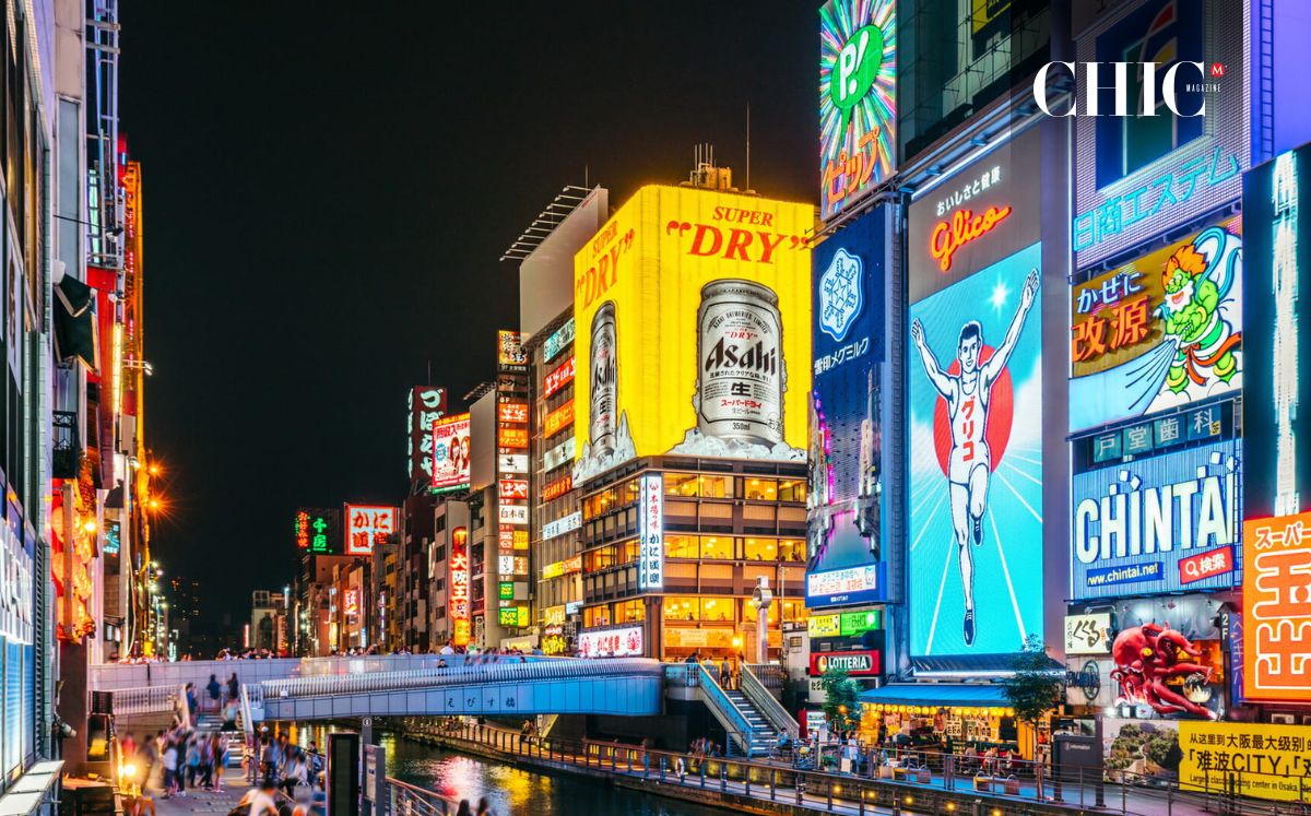 Distrito de Dotonbori, famoso por sus luces de neón, sus canales y su vibrante escena nocturna | Foto: Cortesía FSOsaka