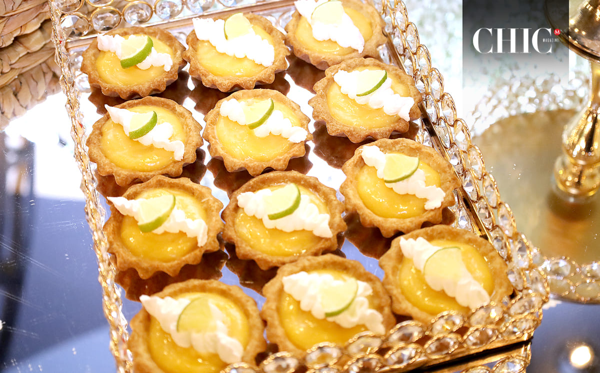 Cada postre  evocaba un jardín lleno de ternura