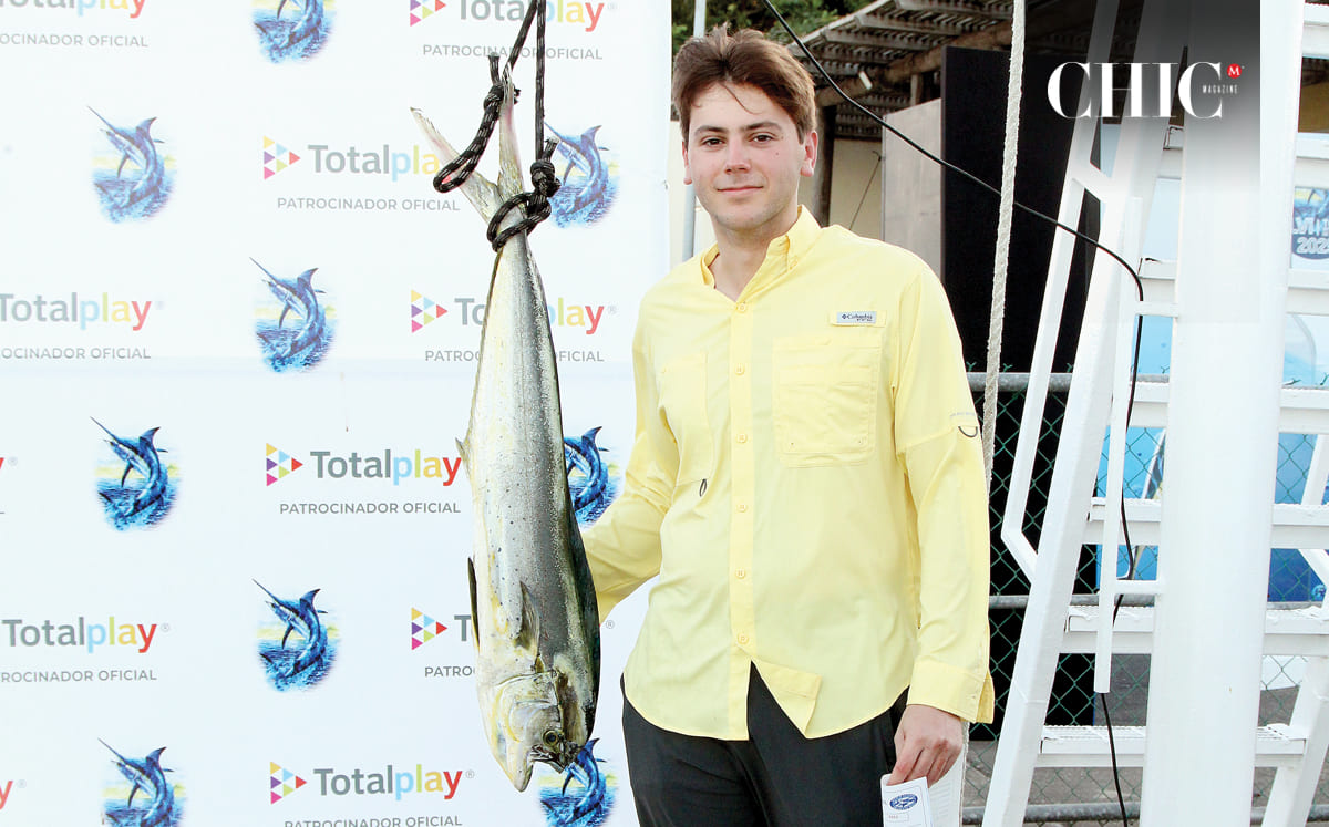 Rodrigo Kuri presente en el Torneo de Pesca del Club de Yates Tampico
