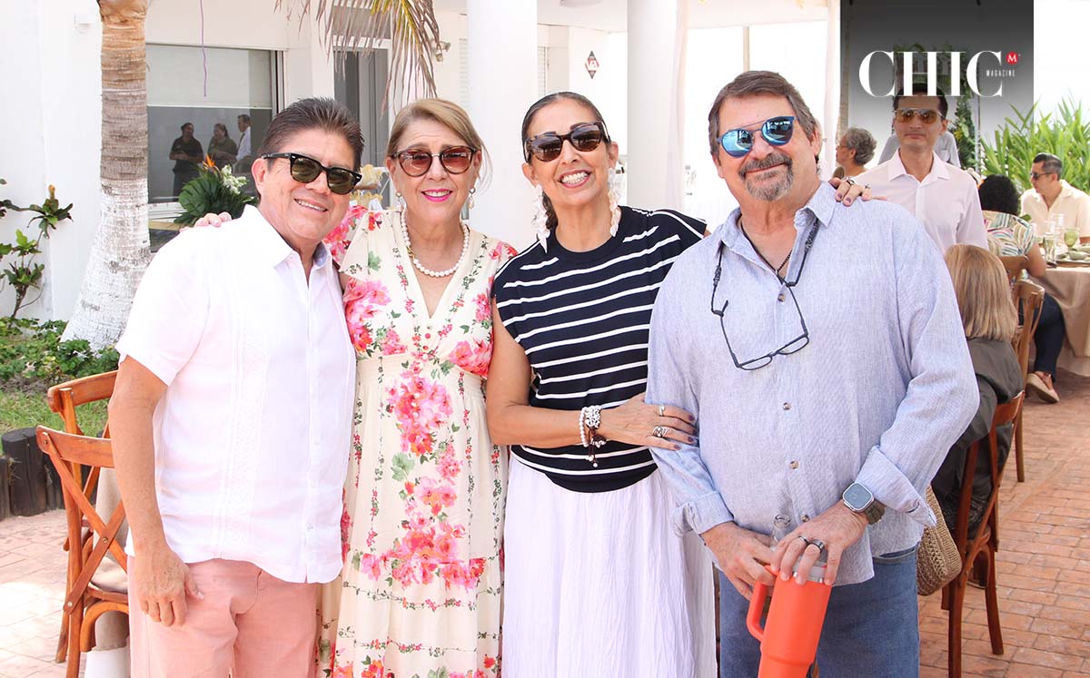 Alejandro Medrano, Dorena De La Garza, Maru González y Ernesto Sosa disfrutaron la celebración