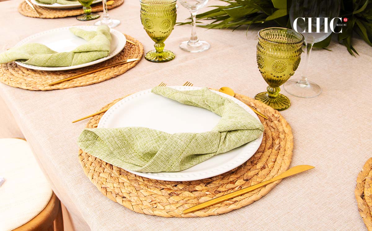 Decoración de las mesas, todo lució impecable para la ocasión