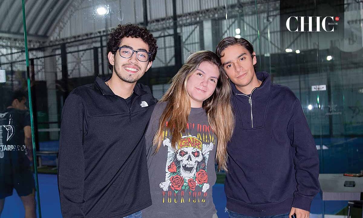 Juan Emilio, Ana Paula Álvarez y Fernando Palafox