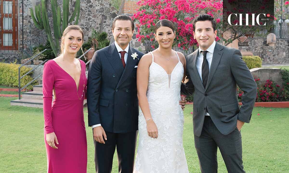 Daniela Savage, Marco Montiel, Erika Rodríguez y Adán Santillán