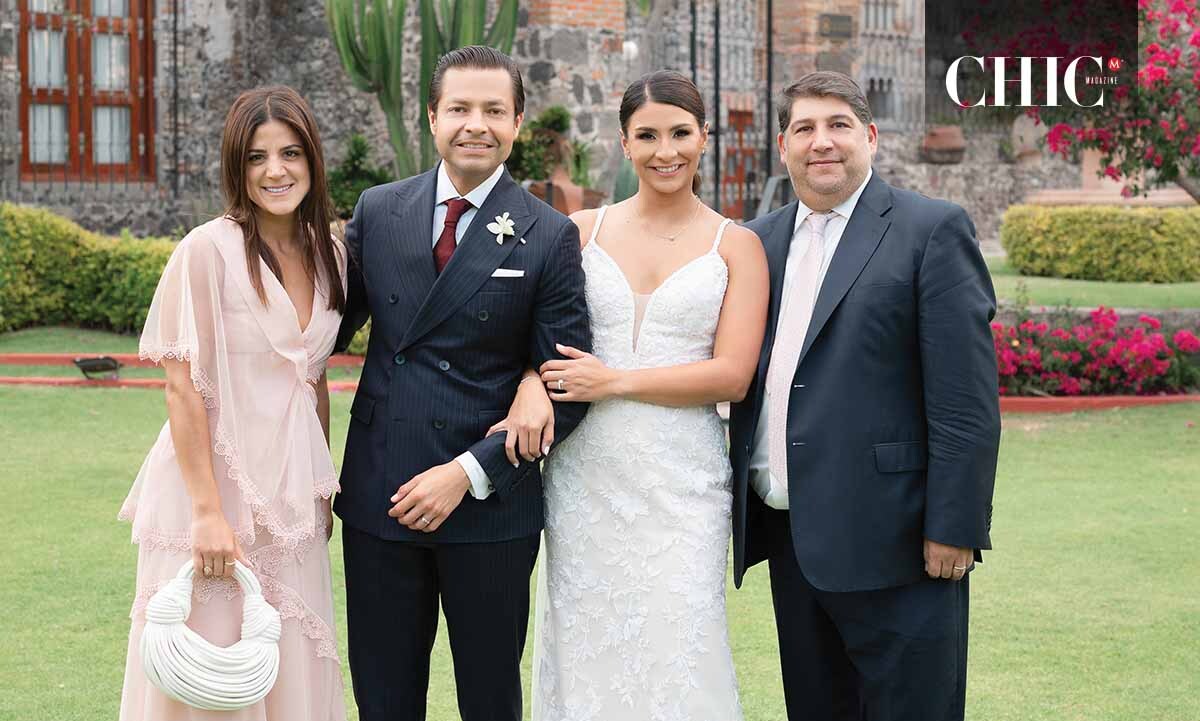 Michelle Harfush, Marco Montiel, Erika Rodríguez y Ernesto Morales