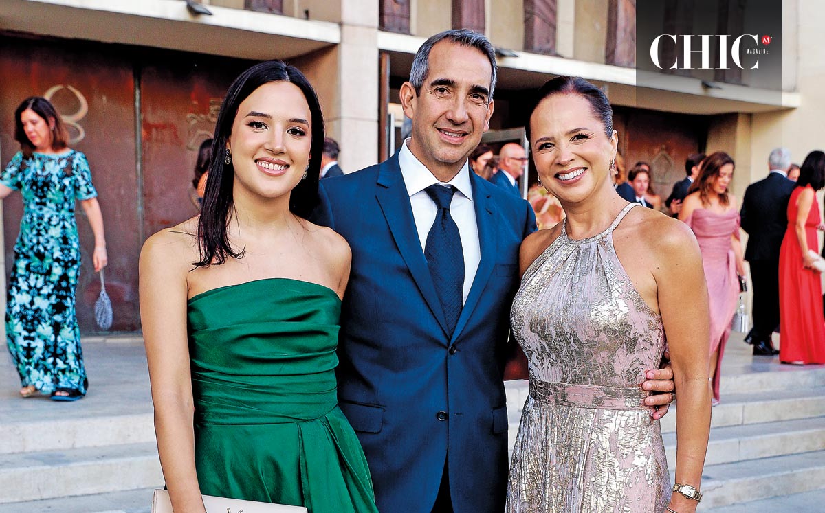 Rebeca Wolberg, David Wolberg y Cecilia Franco
