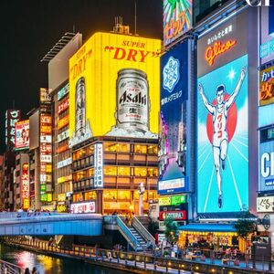 Distrito de Dotonbori, famoso por sus luces de neón, sus canales y su vibrante escena nocturna | Foto: Cortesía FSOsaka